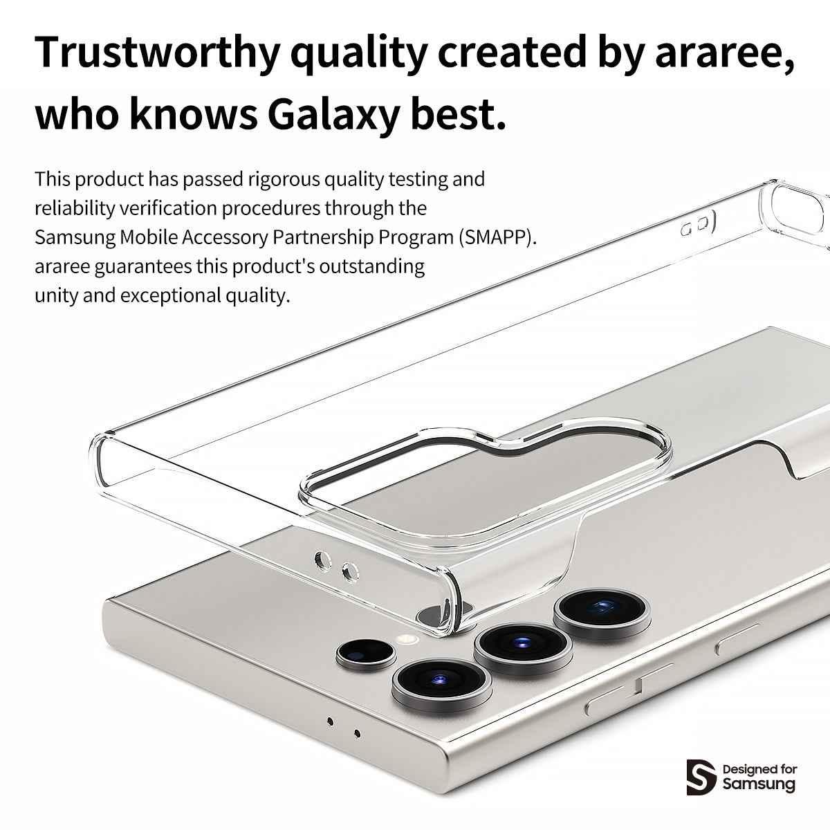 Galaxy S24 Araree Nukin Case - Clear Galaxy S24 Araree Nukin Case - Clear